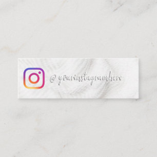 Carte De Visite Mini Instagram Influencer modifiable ajouter votre phot