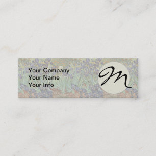 Carte De Visite Mini Iris de Van Gogh Peinture Impressionniste