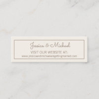 Ivory Cream White Mariage Website