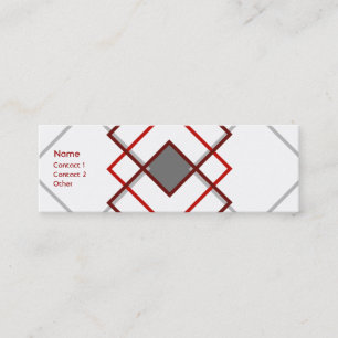 Carte De Visite Mini Jacquard moderne