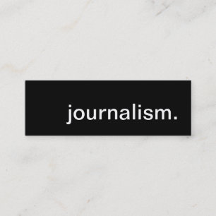 Carte De Visite Mini journalisme.