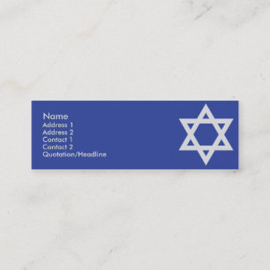 Carte De Visite Mini Judaïsme - maigre