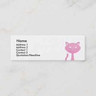 Carte De Visite Mini Kitties arc-en-ciel