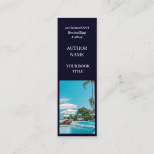 Carte De Visite Mini Lancement du livre   Auteur Mini Conception promot