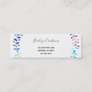 Carte De Visite Mini L'art est l'individualité