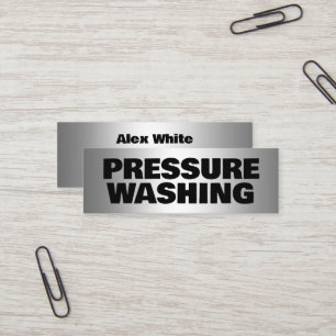 Carte De Visite Mini Lavage de pression