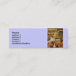 Carte De Visite Mini Le cirque de Georges Seurat (1891)