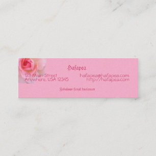 Carte De Visite Mini Le jour de mère rose de roses