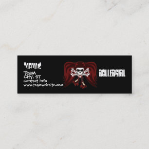 Carte De Visite Mini Le raie ou meurent avec des ailes d'ange