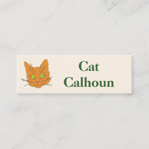 Carte De Visite Mini Les favoris du chat