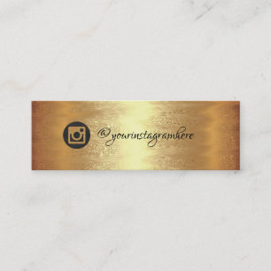 Carte De Visite Mini L'événement social RSVP de logo de médias