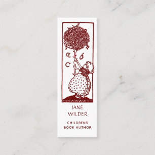 Carte De Visite Mini Livre pour enfants uniqueAuteur