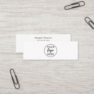 Carte De Visite Mini Logo de société professionnelle personnalisé