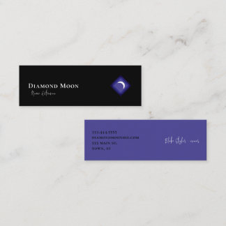 Carte De Visite Mini Logo Lune Diamant