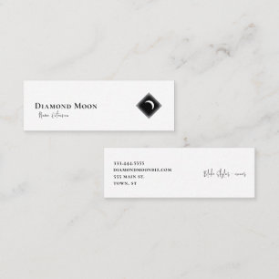 Carte De Visite Mini Logo Lune Diamant