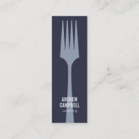 Logo minimaliste de cuisine de chef bleu moderne