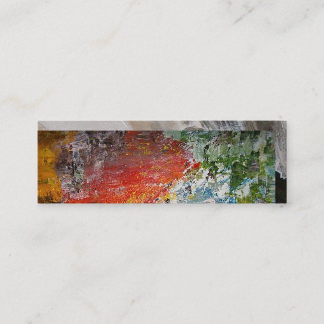 Carte De Visite Mini L'opale de feu (Devant)