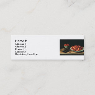 Carte De Visite Mini Louise Moillon Fraises Goseberries