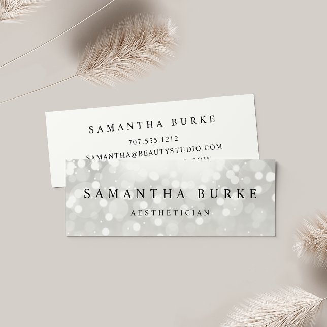 Carte De Visite Mini Luminosité Platine (Créateur téléchargé)