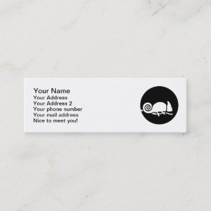 Carte De Visite Mini Lune de caméléon
