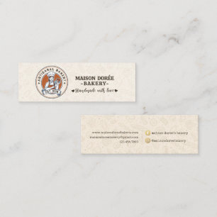 Carte De Visite Mini Magasin de Boulangerie Pâtissier Dessert Friandise