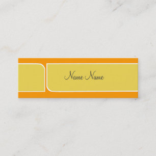 Carte De Visite Mini Maintenez-LE simple. Concepteur audacieux minimal