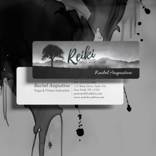 Carte De Visite Mini Maître de Reiki naturel et instructeur de médiatio