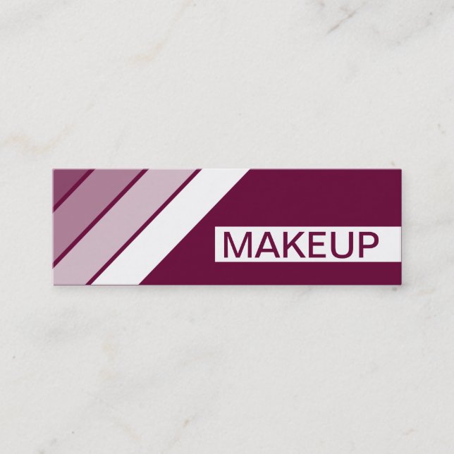 Carte De Visite Mini MAKEUP rétro (Devant)