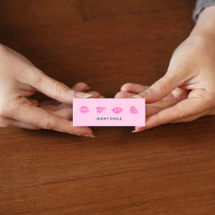 Carte De Visite Mini Maquillage Artiste Lèvres Injecteur Cosmétique Inj