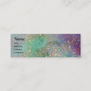 Carte De Visite Mini MASQUERADE ,Danse,Musique, Artiste de théâtre , Bl