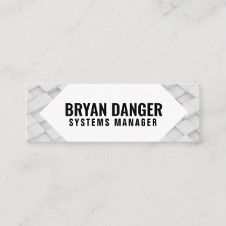 Carte De Visite Mini Médias sociaux personnalisés "Box World"