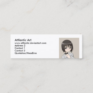 Carte De Visite Mini megane, art d'Attlantic, viantart de
