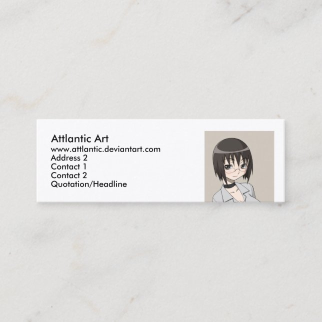 Carte De Visite Mini megane, art d'Attlantic, viantart de (Devant)