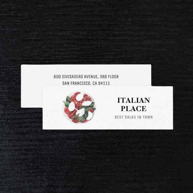 Carte De Visite Mini Meilleure Salade Moderne En Town Professionnel (Créateur téléchargé)