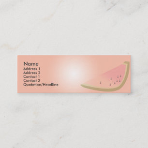 Carte De Visite Mini Melon - maigre