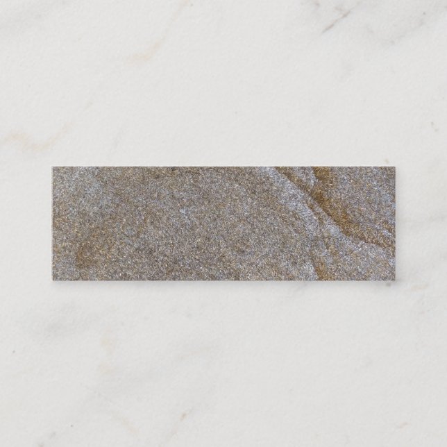 Carte De Visite Mini mer de puces métalliques en laiton doré (Devant)