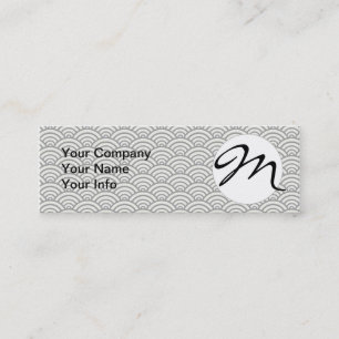 Carte De Visite Mini Mer de Seigaiha