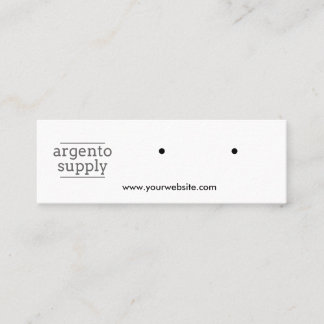 Carte De Visite Mini Mini carte à oreille horizontale