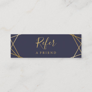 Carte De Visite Mini Mini carte de référence de motif géométrique