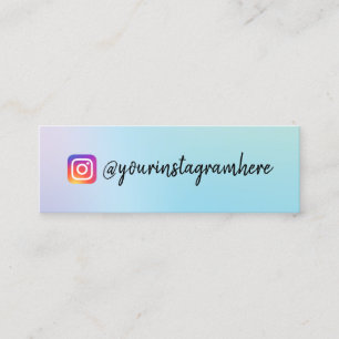 Carte De Visite Mini Mini-Carte de visite Holographique à changement de