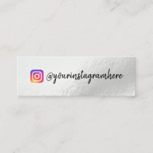 Mini-Carte de visite Holographique à changement de