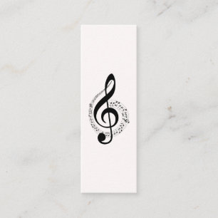 Carte De Visite Mini Mini personnalisé par chrome de clef triple de