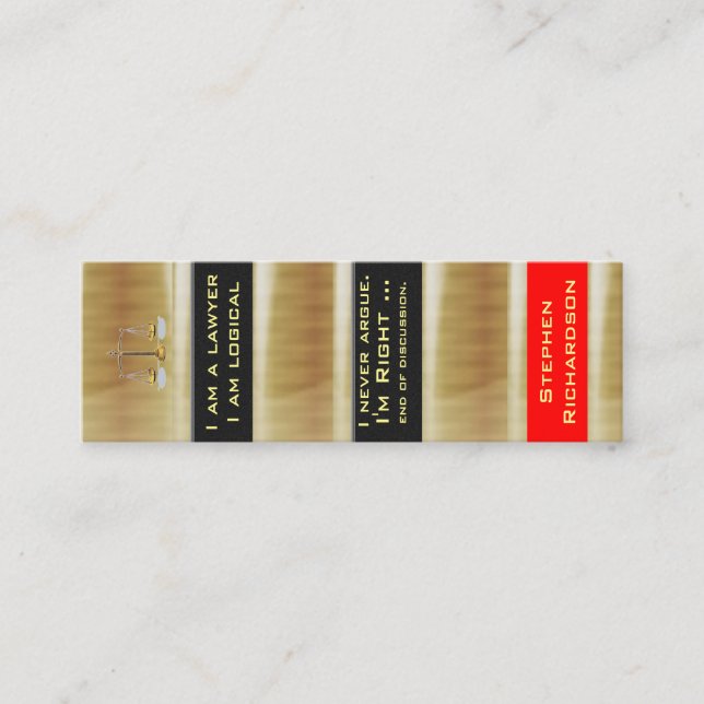 Carte De Visite Mini Mini signets (Devant)