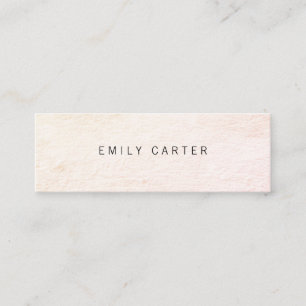 Carte De Visite Mini Minimaliste détendu