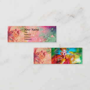 Carte De Visite Mini MIRANDOLINA Arts de la scène Costume Designer rose