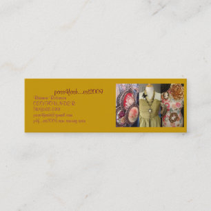 Carte De Visite Mini Mode