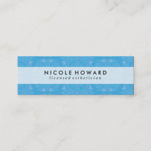 Carte De Visite Mini Modèle floral chic