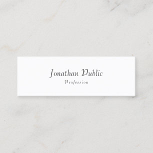 Carte De Visite Mini Modèle minimaliste moderne professionnel