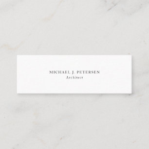 Carte De Visite Mini Modèle professionnel simple minimaliste