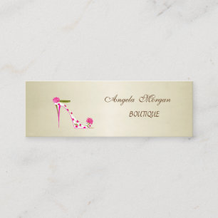 Carte De Visite Mini Moderne Professionnel Élégant Élégant - Talon